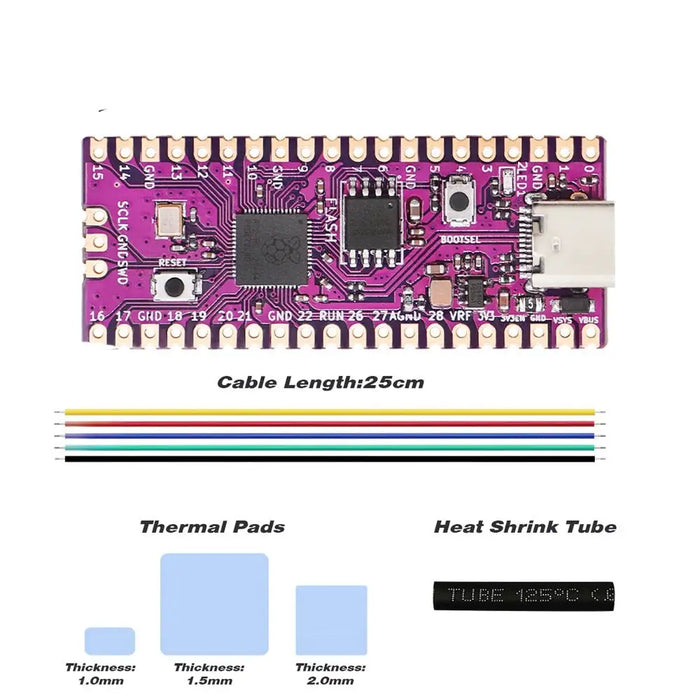 Raspberry Picoboot Board Rp2040 Dual-core And Gc2sd Adapter