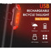 Usb Rechargeable 4 Mode Bicycle Taillight