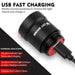 Usb Rechargeable Brake Sensing Smart Bicycle Taillight