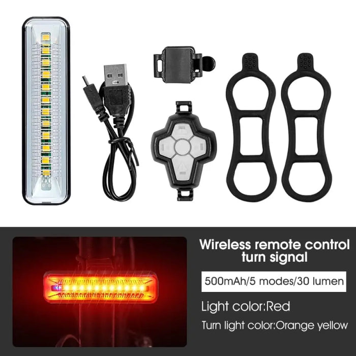 Usb Rechargeable Remote Turn Led Light