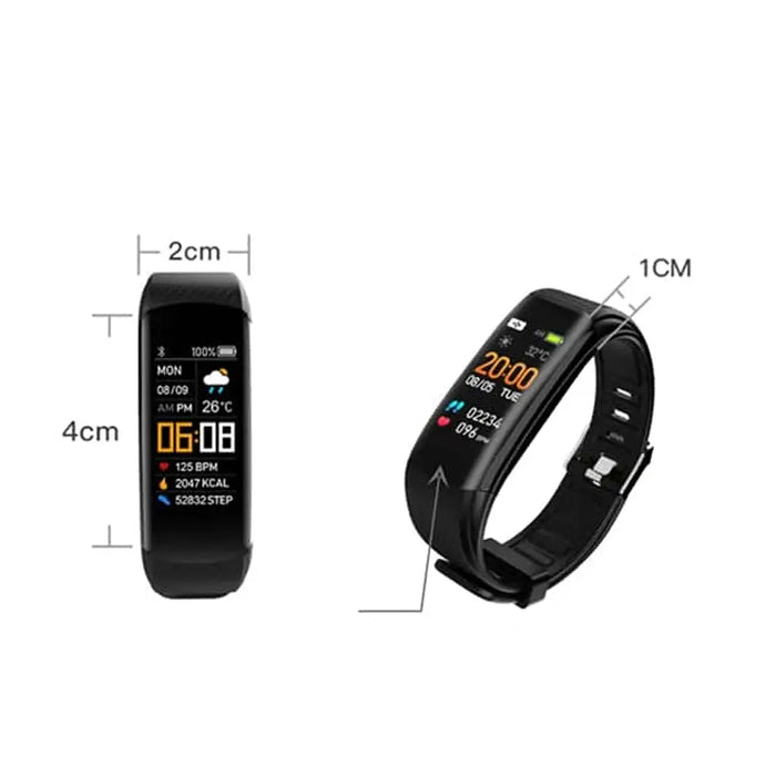 Usb Rechargeable Touch Screen Fitness Activity Tracker