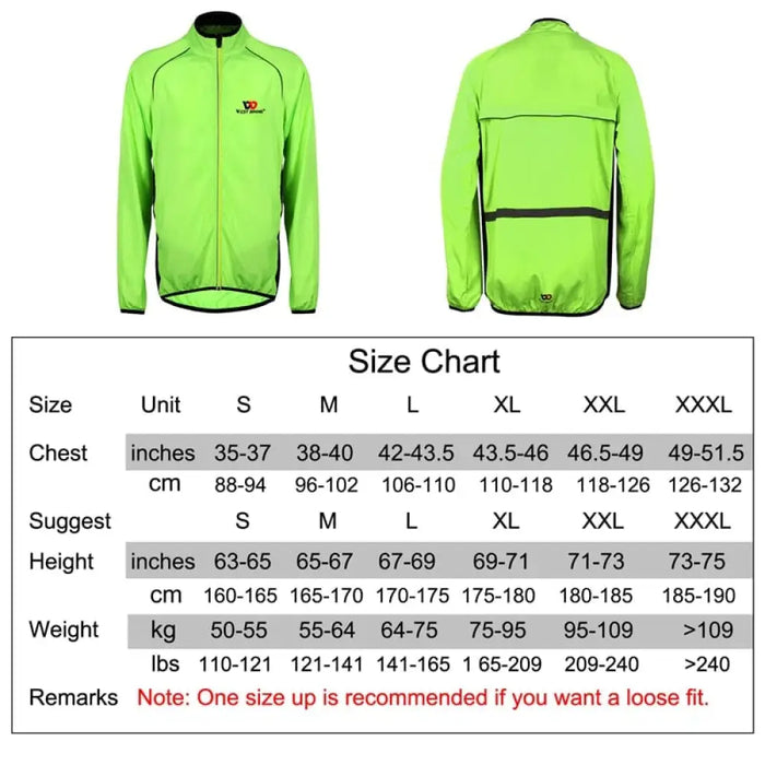 Reflective Dirt-repellent Cycling Jackets