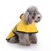 Reflective Stylish Safe Waterproof Coat Golden Raincoat