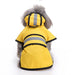 Reflective Stylish Safe Waterproof Coat Golden Raincoat