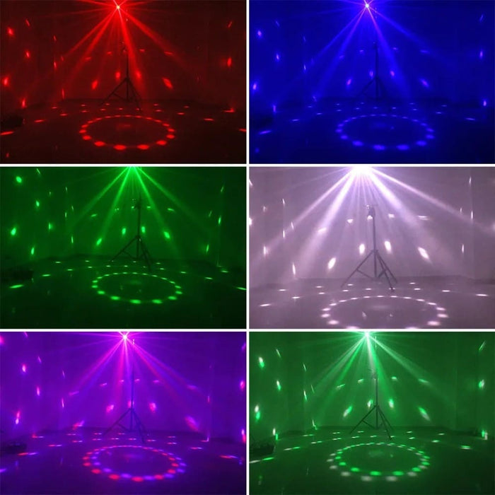 Remote DMX Laser Projector Strobe Magic Ball UV 4IN1 Stage Lighting Effect DJ Disco Party Holiday Dance Wedding Black Lamp