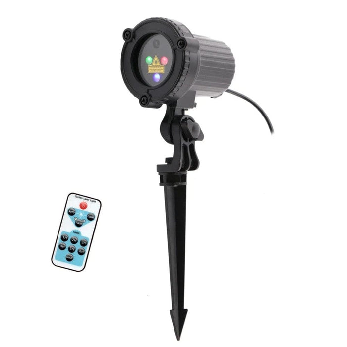 RGB Remote Static Star Dots Laser Projector Light Garden Outdoor Waterproof Christmas Tree Xmas Holiday Shower Lighting