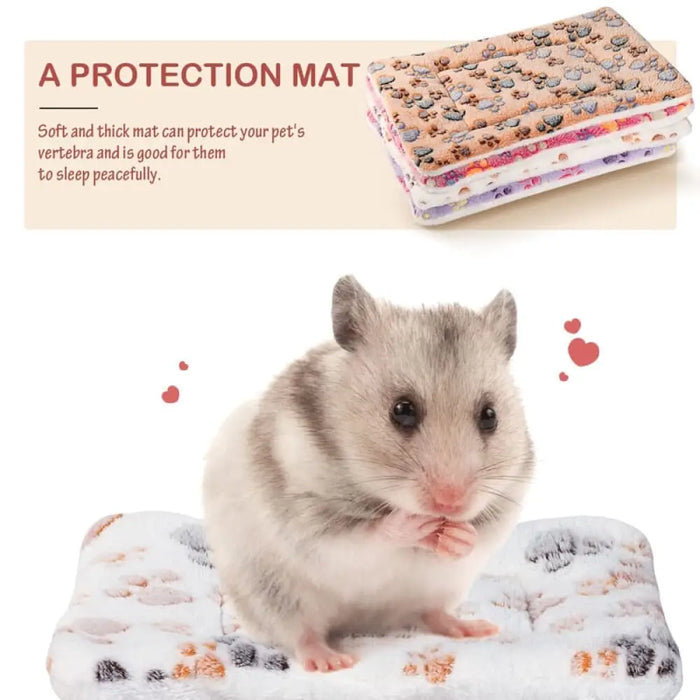 Reversible Washable Soft Fleece Thickened Pet Pad