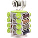 Vibe Geeks Revolving Transparent Spice Rack Seasoning