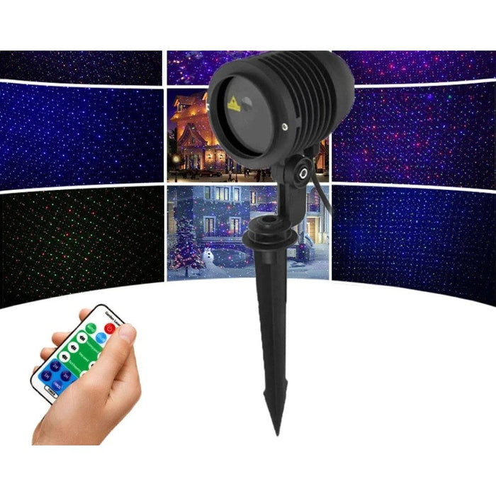 Rgb Star Outdoor Waterproof Christmas Laser Light Projector