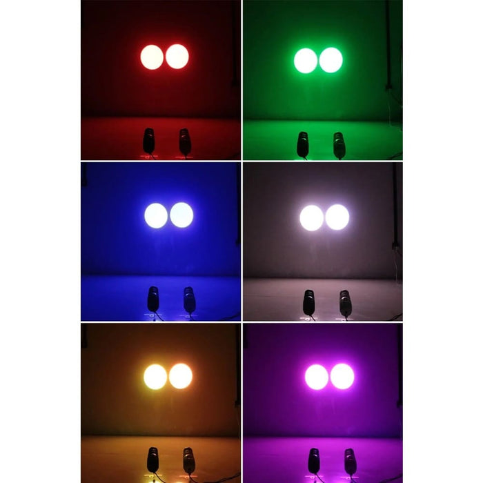 15W RGBW LED Pinspot Beam Spotlights Light DJ Disco Party Holiday Dance Bar Xmas Stage Lighting Effect with Remote Control