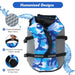 Ripstop Reflective Strip Pet Swimming Vest With High