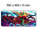 Rubber 900x400mm Hyper Beast Large Locking Edge Mousepad