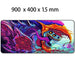 Rubber 900x400mm Hyper Beast Large Locking Edge Mousepad