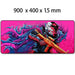 Rubber 900x400mm Hyper Beast Large Locking Edge Mousepad