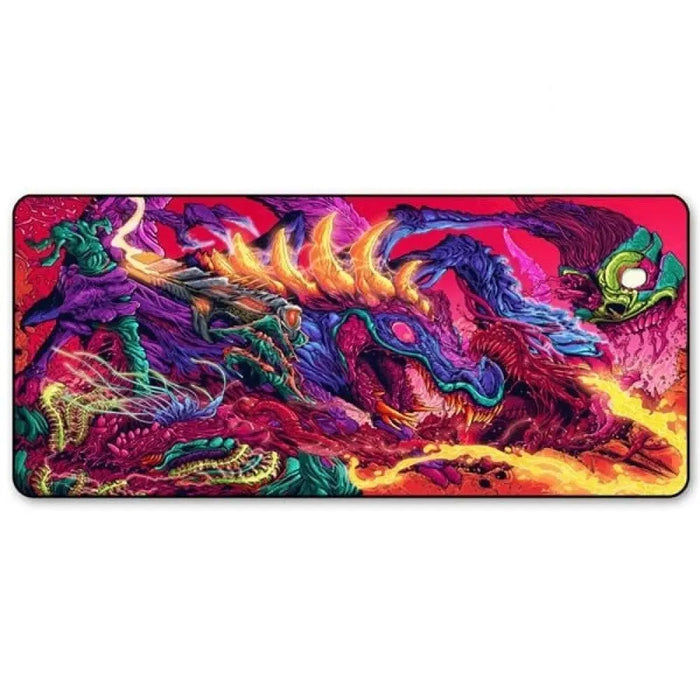 Rubber 900x400mm Hyper Beast Large Locking Edge Mousepad