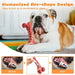 Rubber Durable Teeth Cleaning Beef Flavor Dog Bone Chew Toy