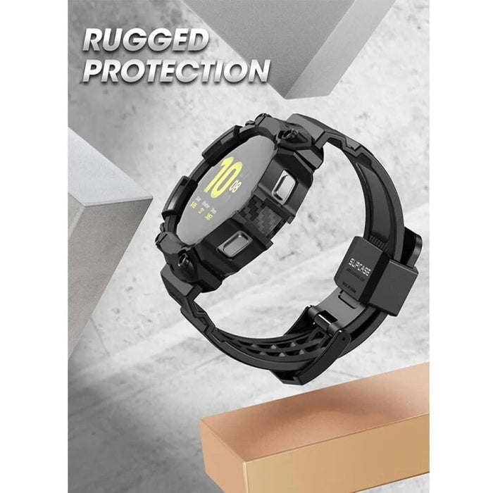 Rugged Protective Cover with Strap Watch Bands For Galaxy Watch 4