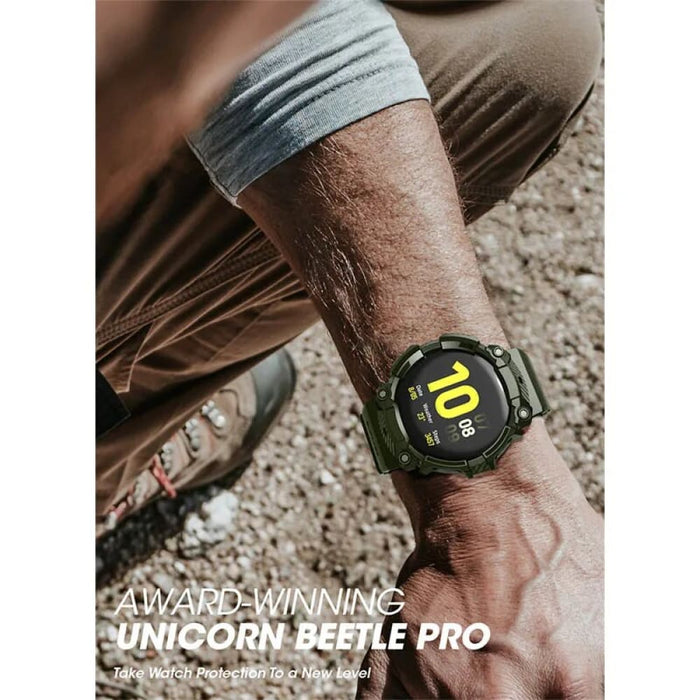 Rugged Protective Cover with Strap Watch Bands For Galaxy Watch 4