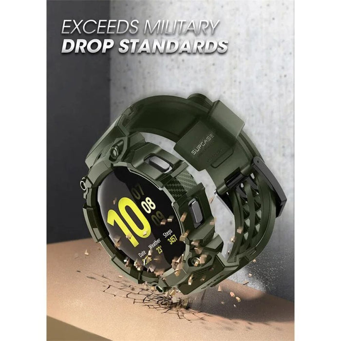 Rugged Protective Cover with Strap Watch Bands For Galaxy Watch 4