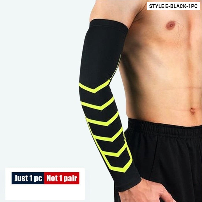 1Pc Cooling Sun Protection Arm Sleeves For Cycling Basketball Football