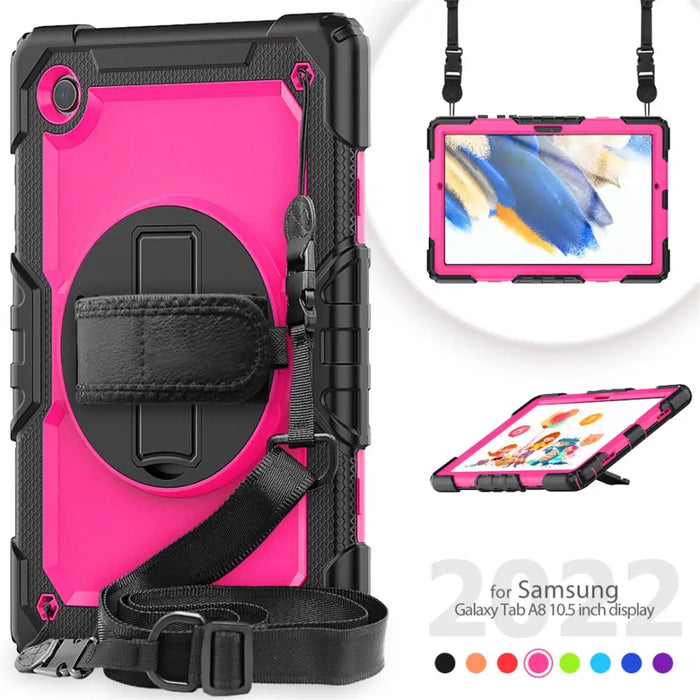 For Samsung Galaxy Tab A8 10.5 Case 2021 X200 X205 X207 360