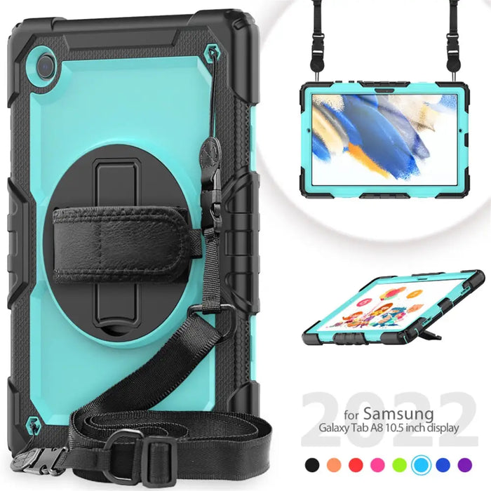 For Samsung Galaxy Tab A8 10.5 Case 2021 X200 X205 X207 360