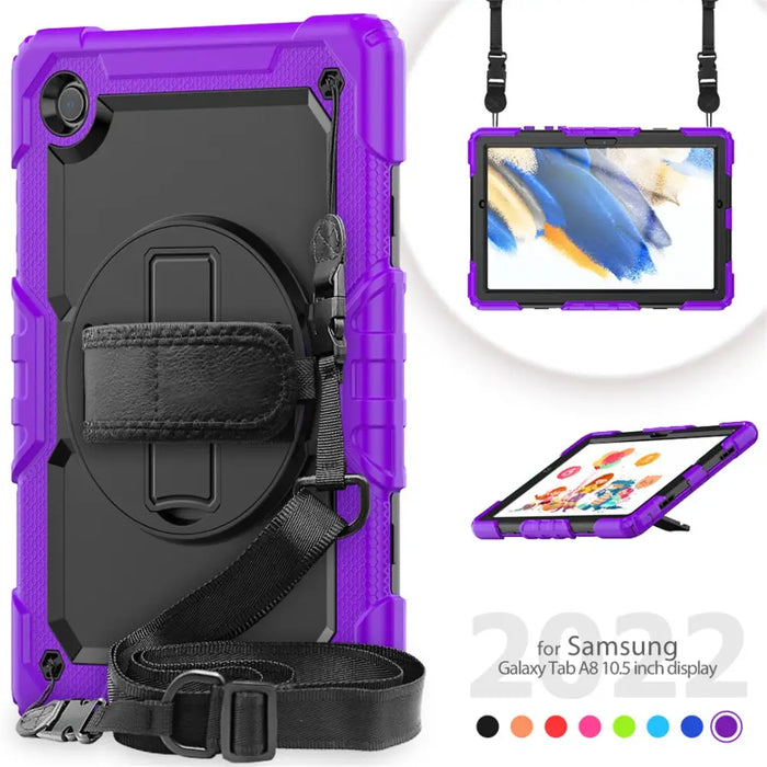 For Samsung Galaxy Tab A8 10.5 Case 2021 X200 X205 X207 360