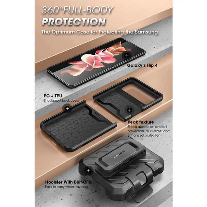 For Samsung Galaxy z Flip 4 Case 5g (2022 Release) Supcase