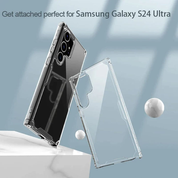 For Samsung Galaxy S24 Ultra / S24 / S24+ Plus Transparent Non Fading Tpu Frame Protection Protective Case