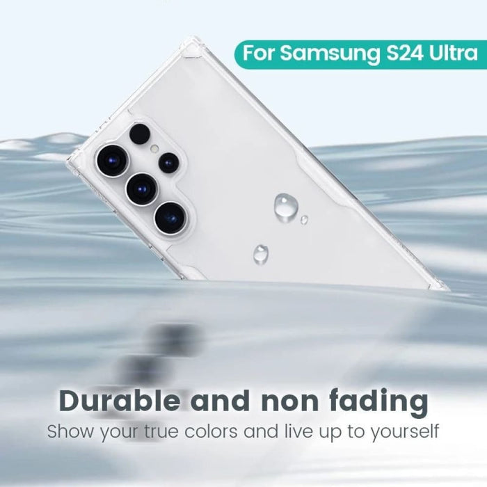 For Samsung Galaxy S24 Ultra / S24 / S24+ Plus Transparent Non Fading Tpu Frame Protection Protective Case