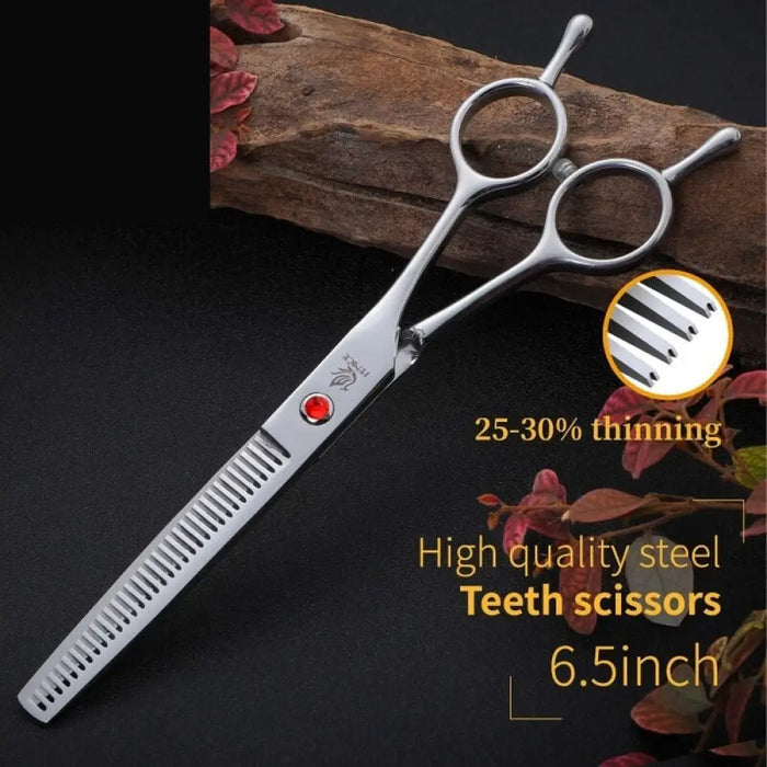 Dog Scissors 6.5 Inch Pet Grooming Thinning Trimming Shears