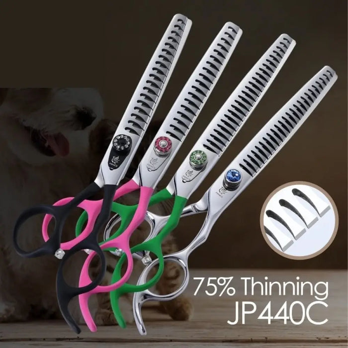 Pet Scissors 7 7.5 8 Inch Dog Grooming Trimming Thinning