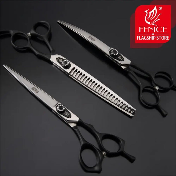 Dog Scissors Set Straight&thinning&curved Pet Grooming Kits