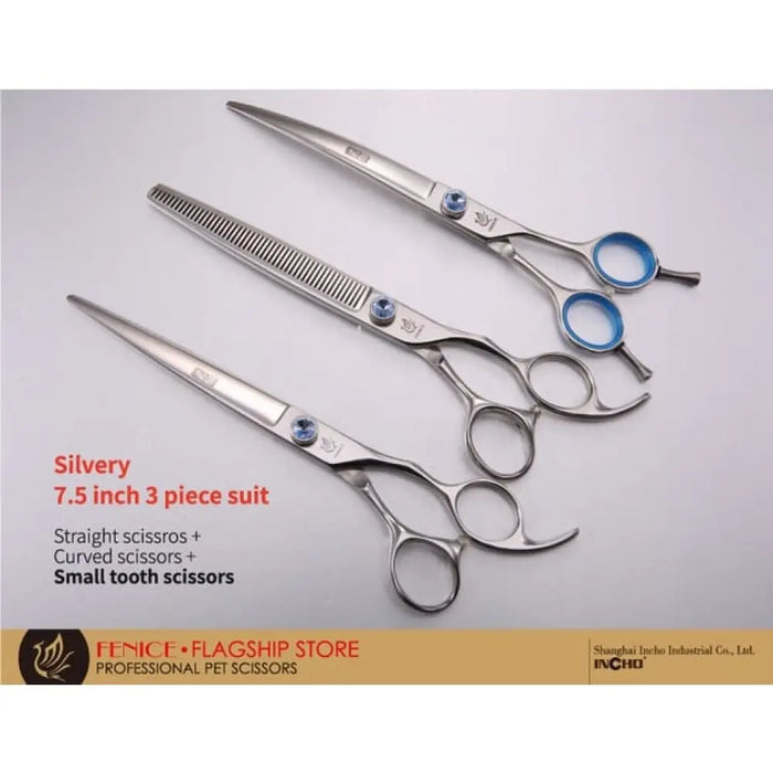 Dog Scissors Set Straight&thinning&curved Pet Grooming Kits