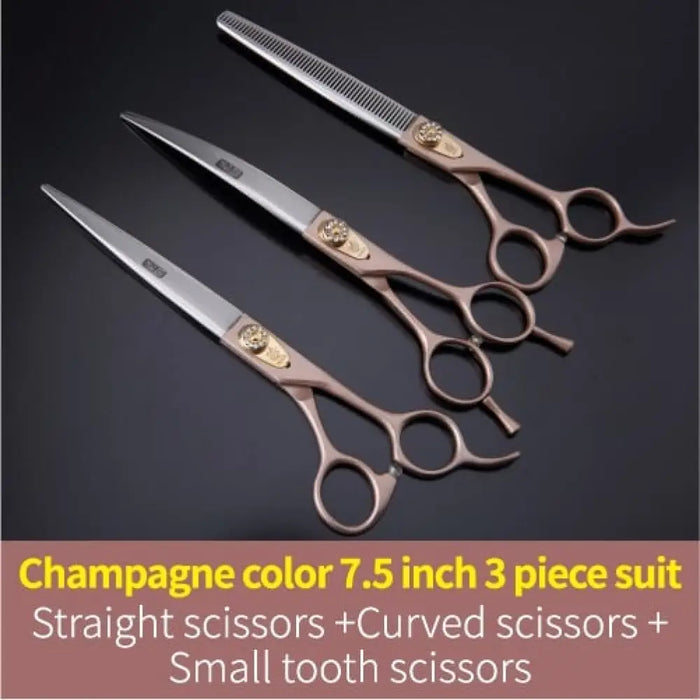 Dog Scissors Set Straight&thinning&curved Pet Grooming Kits