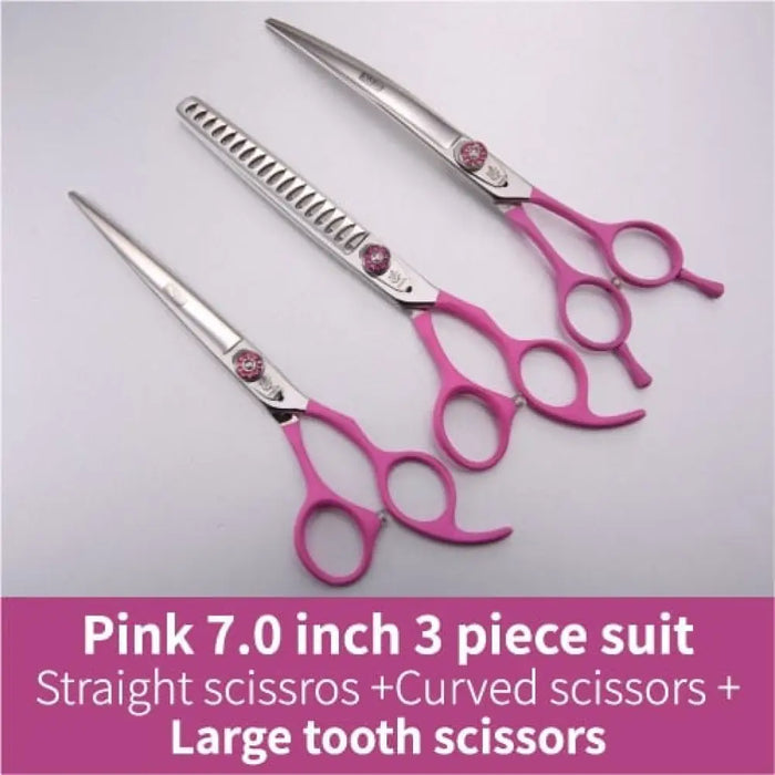 Dog Scissors Set Straight&thinning&curved Pet Grooming Kits