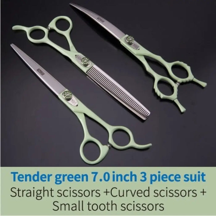 Dog Scissors Set Straight&thinning&curved Pet Grooming Kits