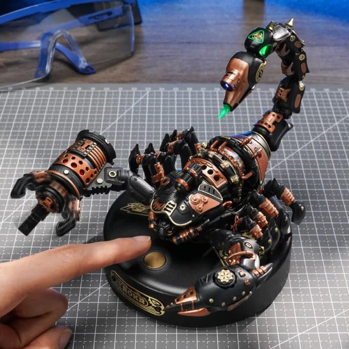 Mi Series 4 Kinds Of Plastic Puzzles Emperor Scorpion Beetles Golden Coin Turtle 3D Assembly Building Block Sets