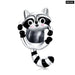 Pet Series 925 Sterling Silver Cartoon Black Cat Charms