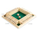 Vibe Geeks Shut The Box Wooden Dice Game Board For Kids &