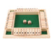 Vibe Geeks Shut The Box Wooden Dice Game Board For Kids &