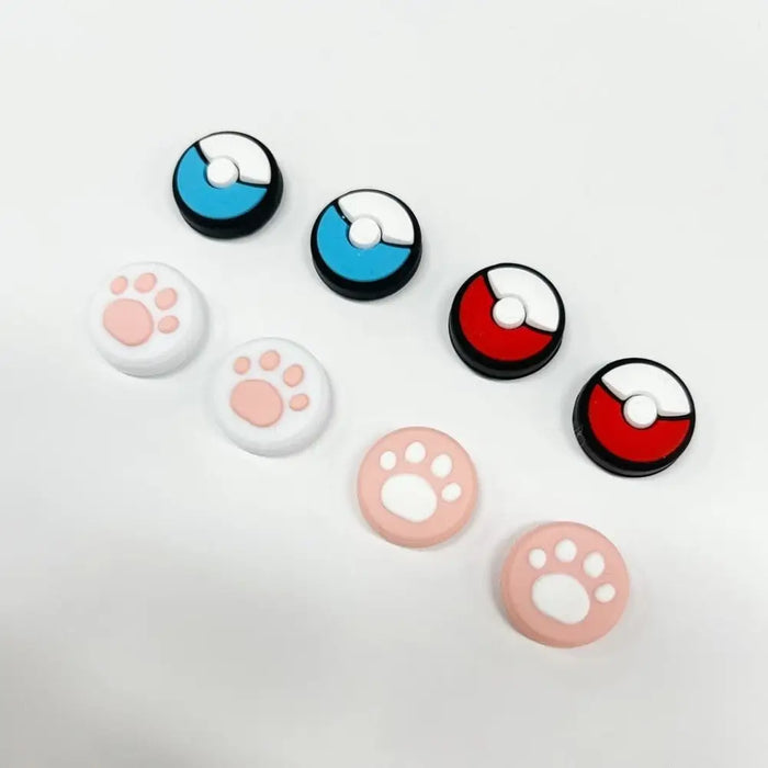 Silicone Cartoons Style Thumb Grip Caps For Nintendo Switch