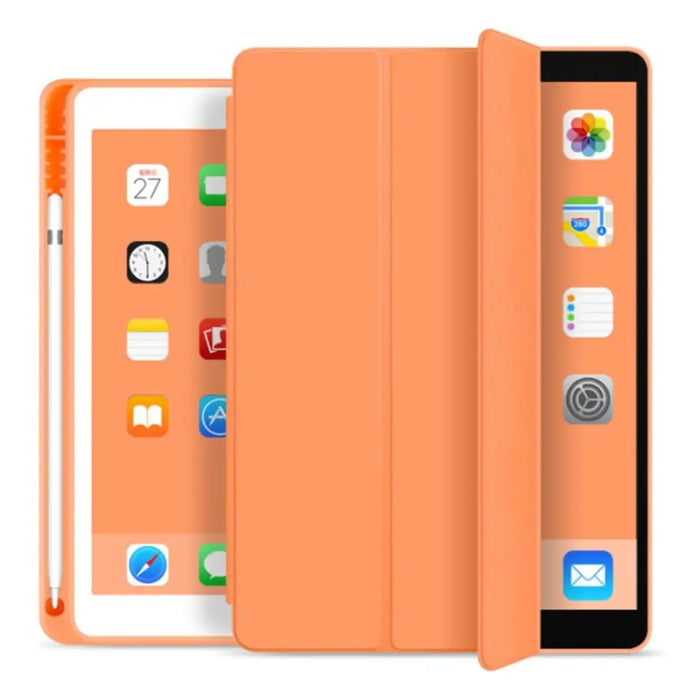 Silicone Case For Ipad 10.2 With Pencil Holder Funda 7th