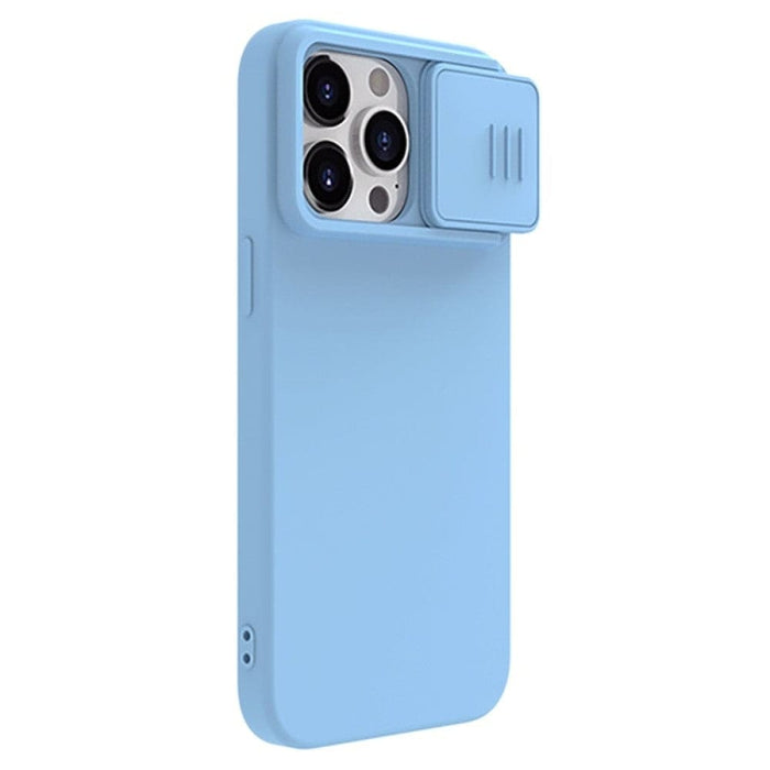 Silky Liquid Silicone Slide Camera Protection Cover For iPhone 15 / 15 Pro