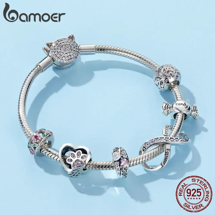 Silver Charm Collection 925 Sterling Dazzling Cz Beads Fit