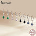 Silver Ishwar Water Drop Earrings 925 Sterling 4 Colours