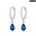 Silver Ishwar Water Drop Earrings 925 Sterling 4 Colours