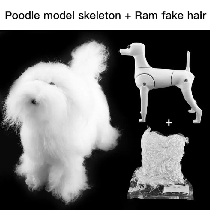 Pet Simulation Hair Grooming Fake Dog Model Practice