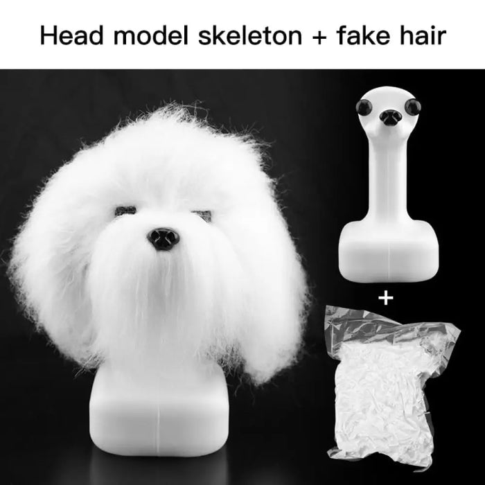 Pet Simulation Hair Grooming Fake Dog Model Practice