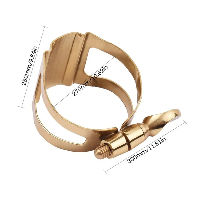 Single Screw Adjustment Saxophone Ligature Durable Metal